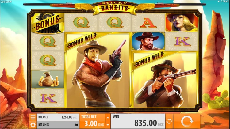 Игровой автомат «Sticky Bandits» в казино Вулкан Старс
