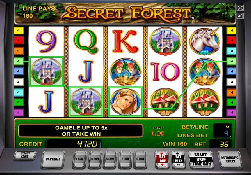«Secret Forest» — автоматы на деньги Вулкан 24