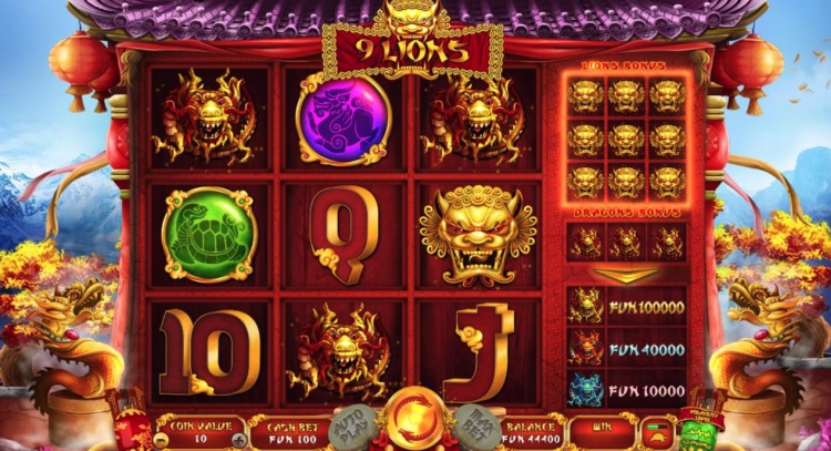 Эмуляторы «50 Lions» в Gaminator Slots Casino